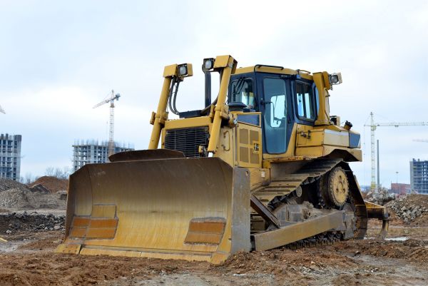 Bulldozer Site Clearing in Sandy